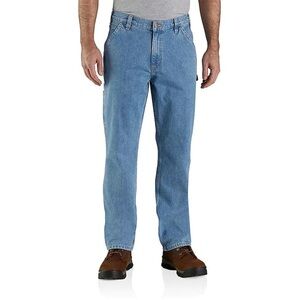 🎆 Carhartt Loose Fit Utility Denim Jeans 38 x 32 medium rugged outdoors work job